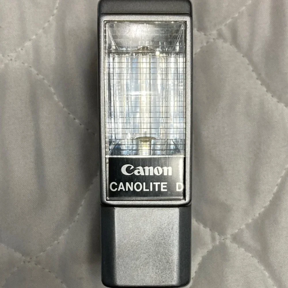 Canon 35mm Camera and Flash